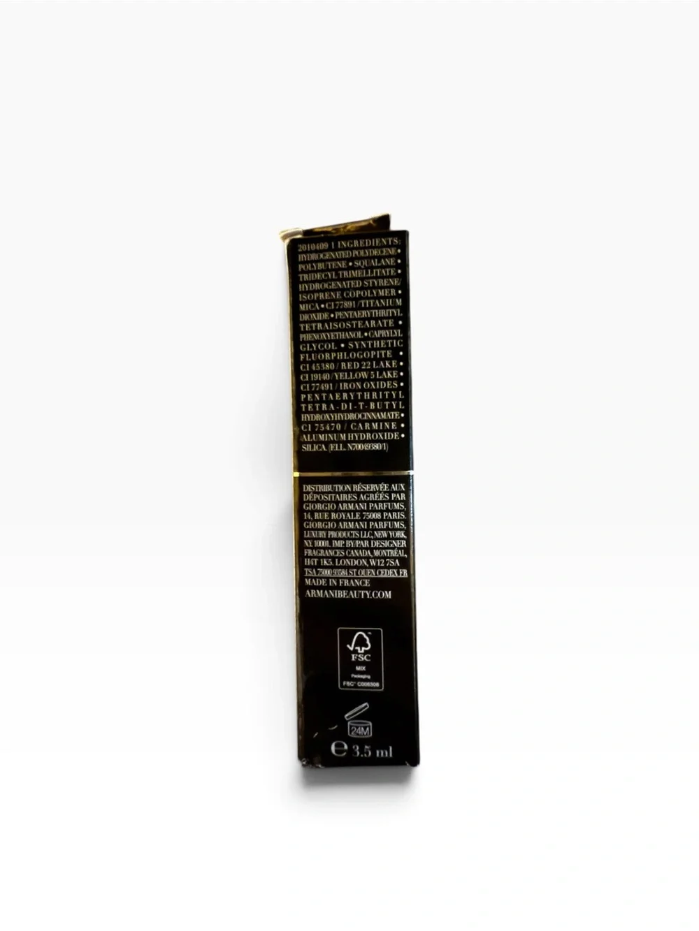 Giorgio Armani Beauty PRISMA GLASS LIP GLOSS - Sorbet Beam 09 - 3.5ml NIB